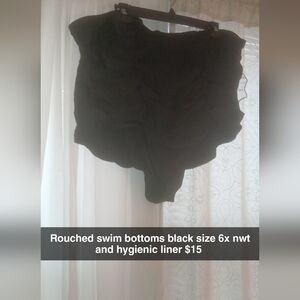 Amazon Women's Black Swim Bottoms